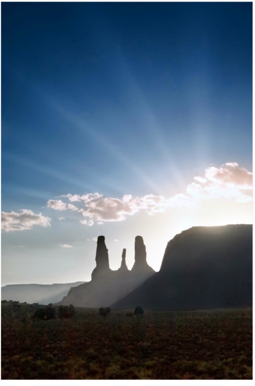 Three Sisters. Monument Valley